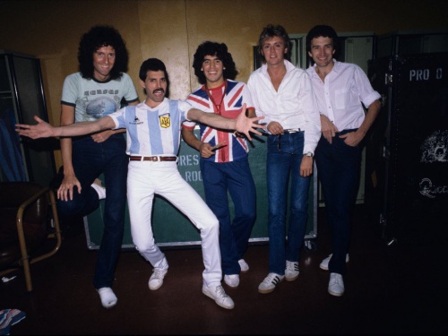 El día que Freddie Mercury conoció a Maradona en Castelar